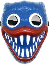 Monster LED masker - Gezichtsmasker - Verkleedmasker - 3 standen verlichting - 17 x 23 cm - One-size - Verstelbaar - PVC - blauw