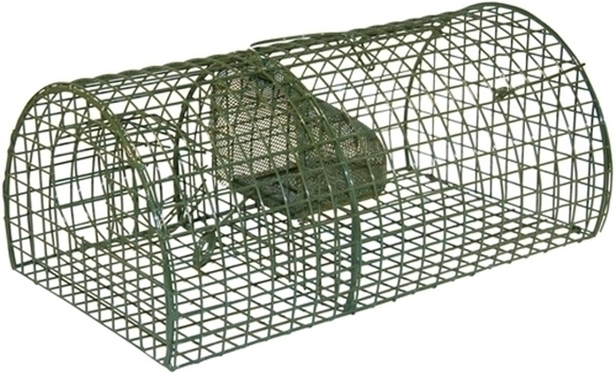 Piège à rats HPC Walk-in - Cage à rats respectueuse des animaux - 2  chambres pièges 
