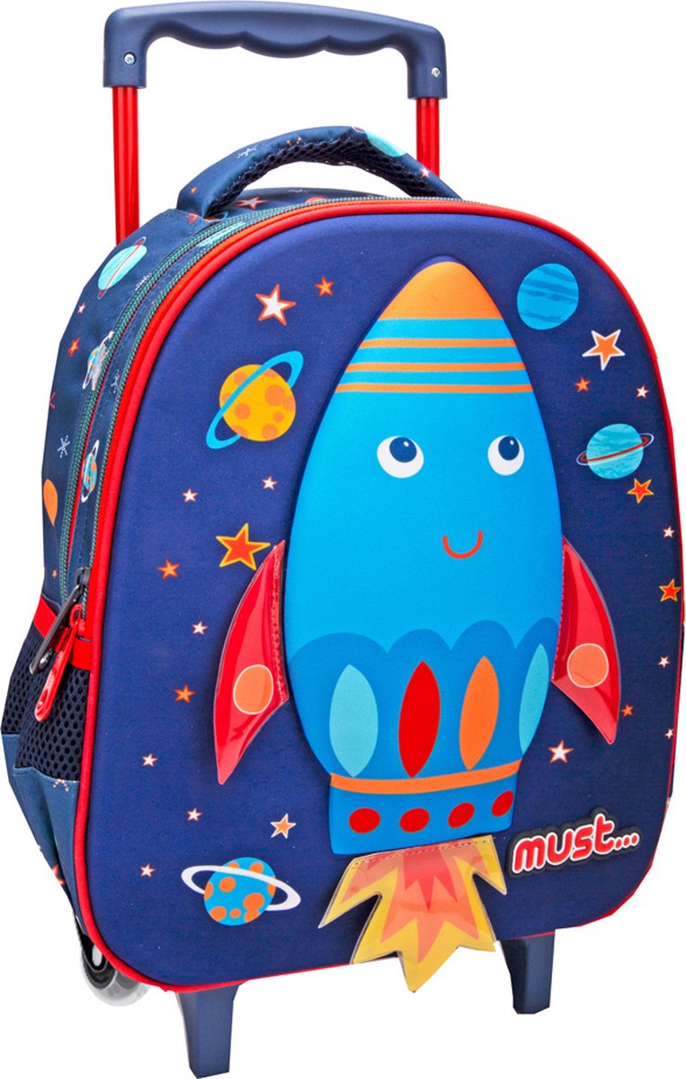Must Trolley Rugzak Rocket - 31 x 27 x 10 cm - Polyester