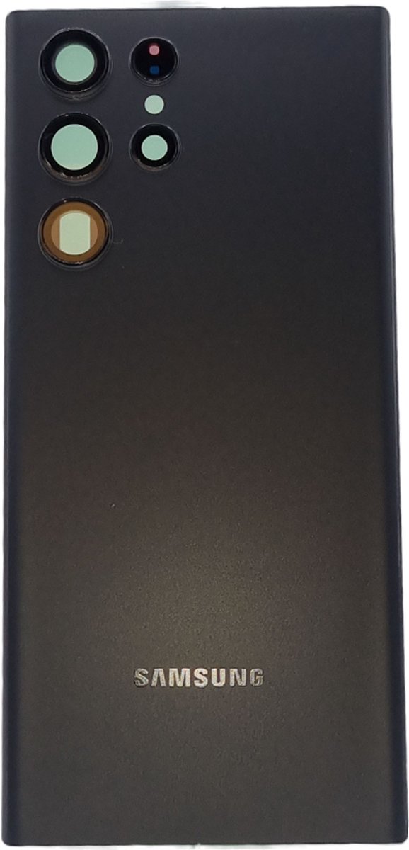 Voor Samsung Galaxy S22 Ultra (SM-S908B) achterkant - zwart