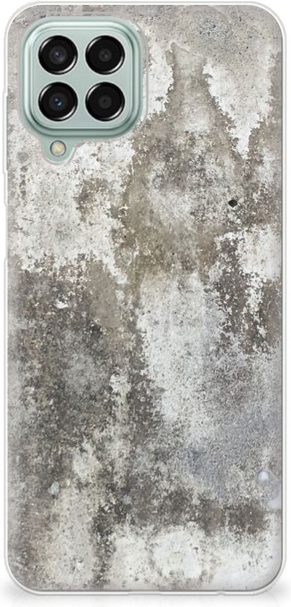 Samsung Galaxy M33 TPU Siliconen Hoesje Beton Print