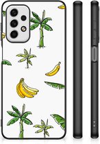 GSM Hoesje Samsung Galaxy A23 Mobiel TPU Hardcase met Zwarte rand Banana Tree