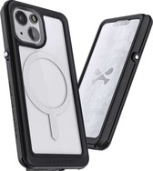 Apple iPhone 13 Pro Max Hoesje - Ghostek - Nautical Slim Serie - Hard Kunststof Backcover - Transparant / Zwart - Hoesje Geschikt Voor Apple iPhone 13 Pro Max