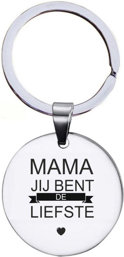 Sleutelhanger RVS - Oma U Bent De Liefste