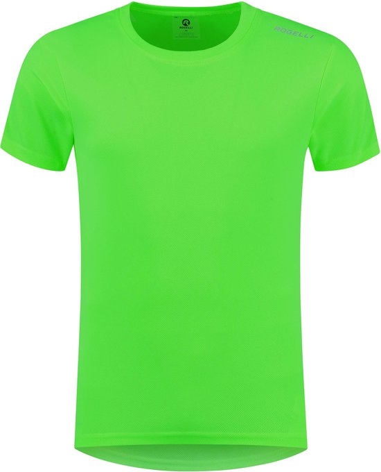 T-Shirt Running Promotion Vert Fluor M
