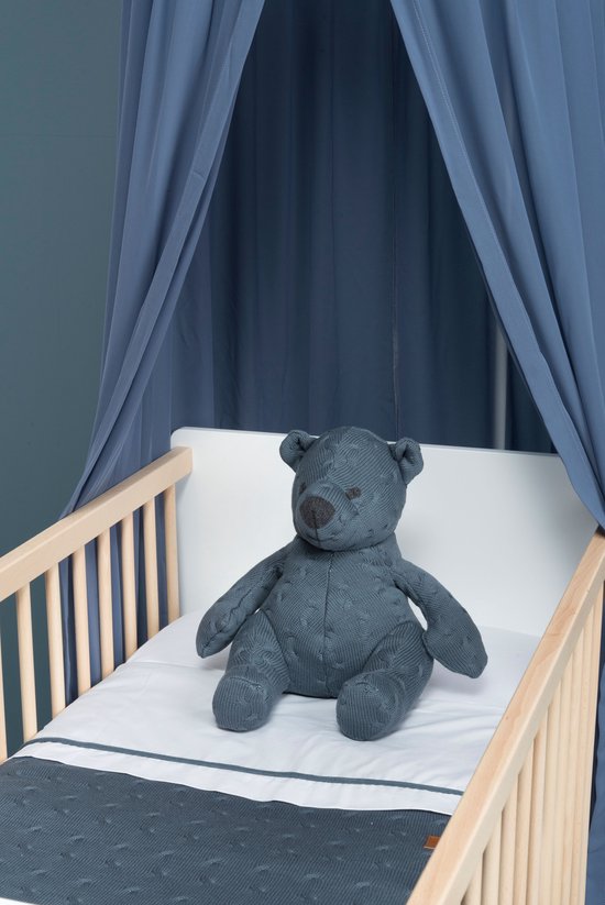 Baby's Only Gebreide wiegdeken - Baby deken Cable - Grijs van Baby's Only — afbeelding 5