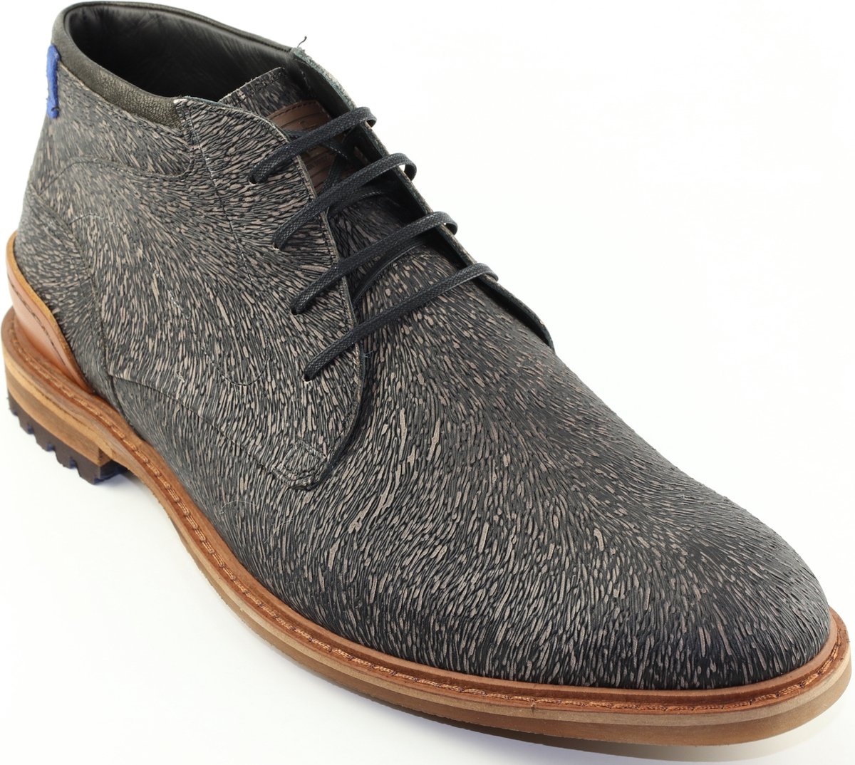 Floris Van Bommel Sfm-50087 Veterschoenen - Heren - Grijs - Maat 42