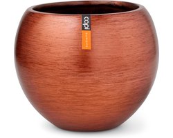 Capi Europe - Vaas bol Retro Indoor - 10x9 - Koper - Opening Ø7 - Bloempot voor binnen - 5 jaar garantie - BRTC101
