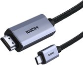 Baseus USB-C naar HDMI 2.0 Kabel 4K/60Hz Videokabel 1M Zwart