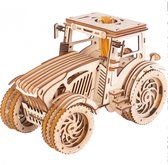 Bouwpakket Tractor Mechanisch van hout