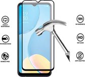 Geschikt Voor Oppo A15 Screenprotector - Fonu Fullcover Beschermglas - Screen Protector - Glass Protector - Full Screen - Gehard Glas