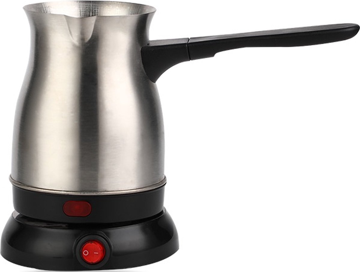 Cheffinger CF-ECMO0.6:600ml Electric Stainless Steel Turkish Espresso Coffee maker - Cheffinger