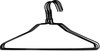 Kledinghanger DIVINE - Zwart - Set van 5 - Mode - Fashion - Trendy - Swirl - Hanger - Kleding - Kapstok Hanger