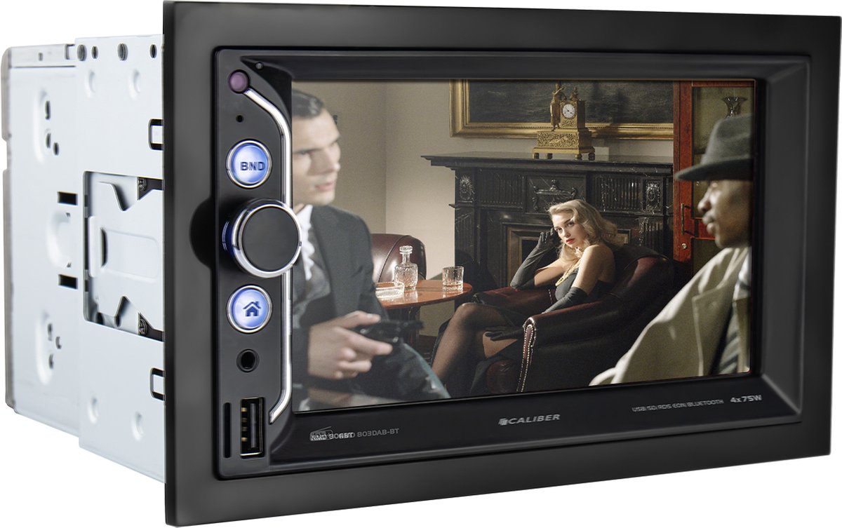 Caliber Autoradio met Bluetooth - Klapscherm - DAB - USB - SD - AUX