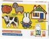 Afbeelding van het spelletje Bambolino Toys - Nijntje speelgoed - rijgkaarten boerderij - educatief speelgoed - kleuter