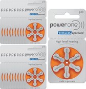 PowerOne 13 : Kwikvrije hoorapparaatbatterijen, 20 Wafeltjes