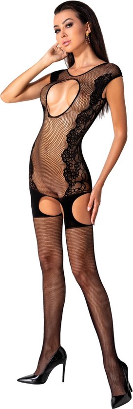 PASSION WOMAN BODYSTOCKINGS | Passion Woman Bs082 Bodystocking - Black One Size