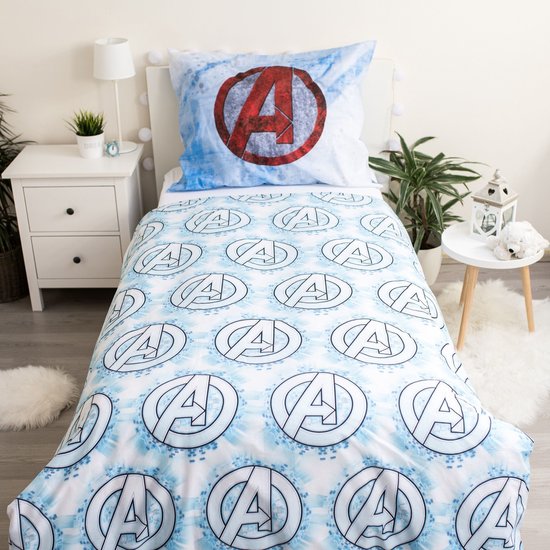 Marvel Avengers Dekbedovertrek Heroes - 140 x 200 cm - 70 x 90 cm van Merkloos — afbeelding 2