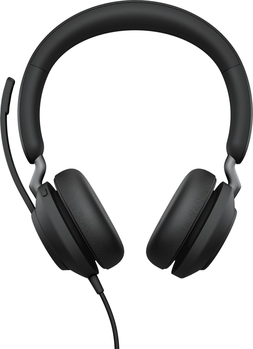 Jabra Evolve2 40 MS Stereo USB-A Headset Zwart