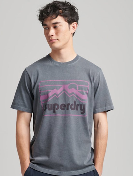 Superdry Vintage 90s Terrain T-shirt Grijs L Man
