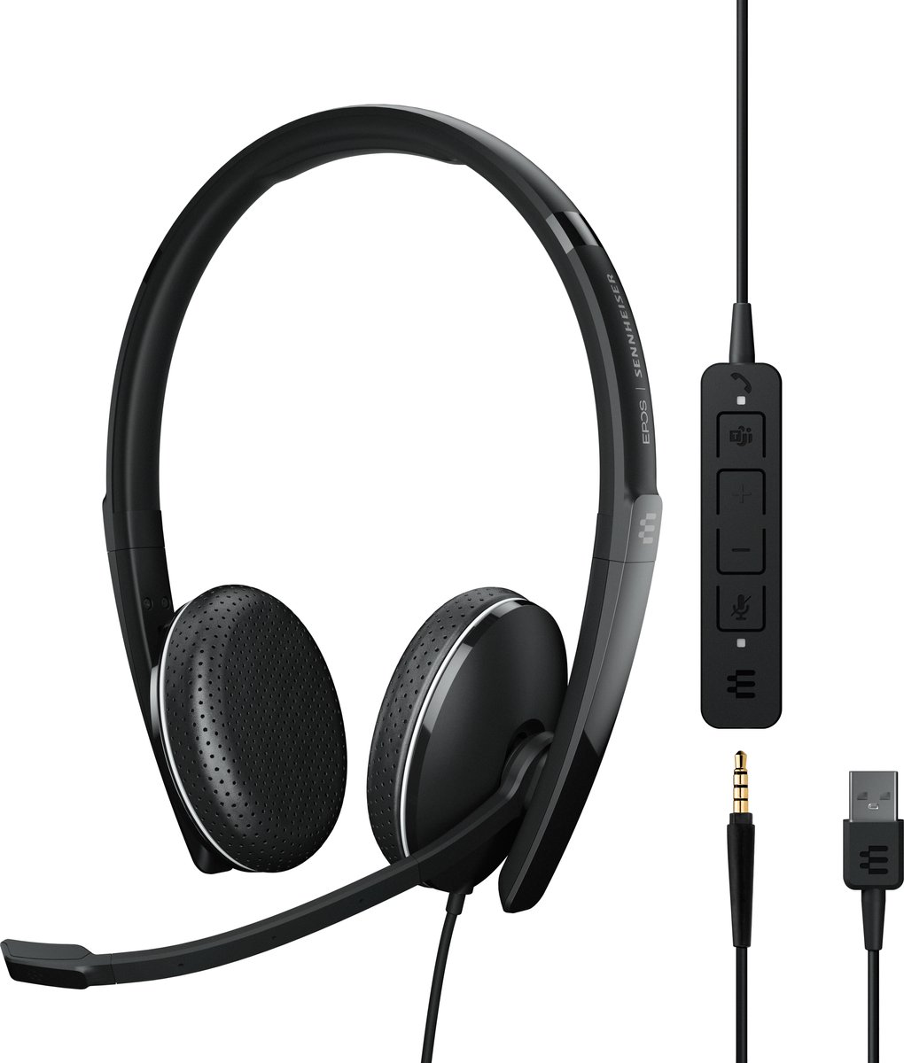 EPOS ADAPT 165T USB II Stereo, USB aansluiting
