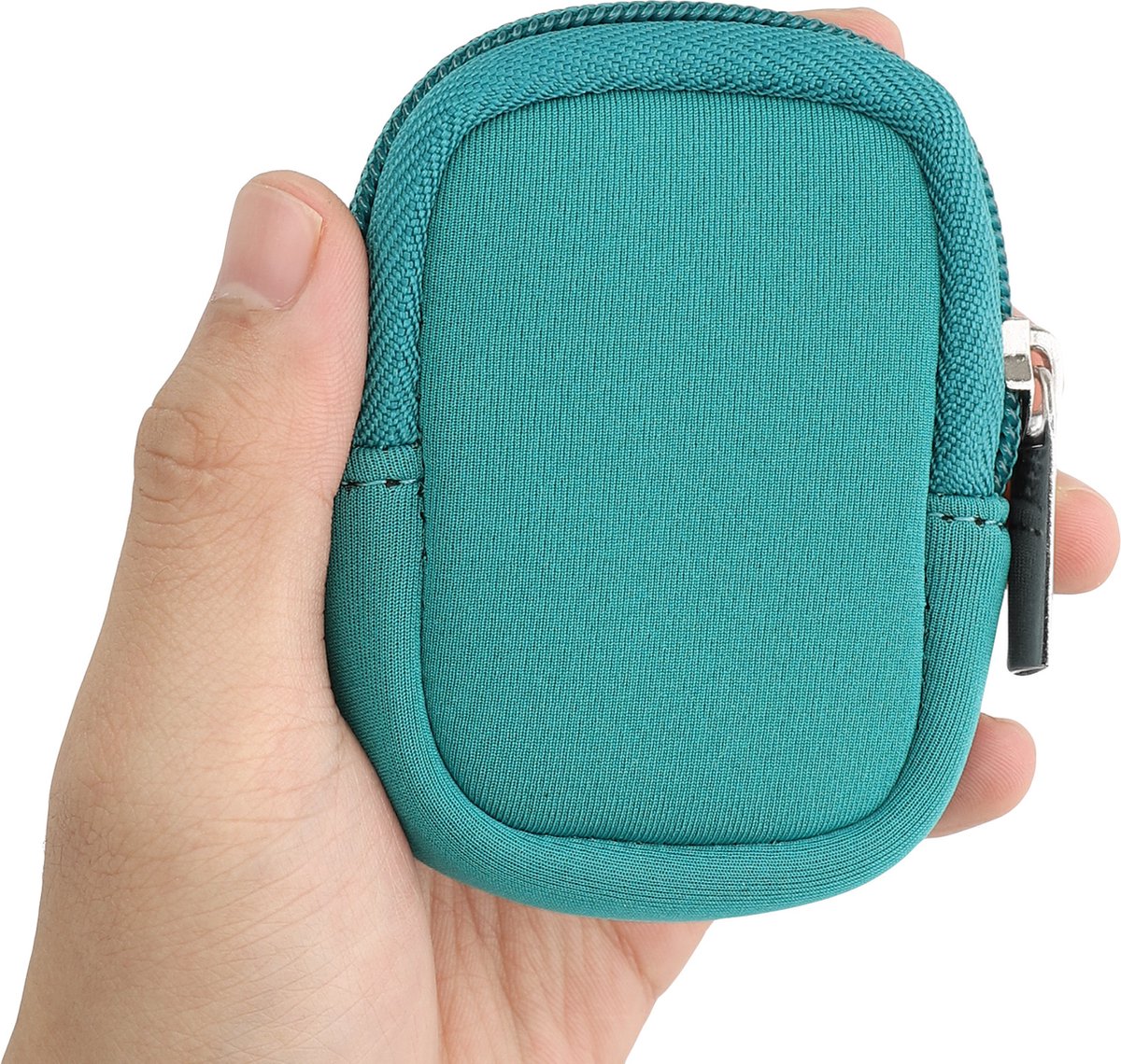 kwmobile hoesje voor e-bike display - Waterdichte display cover elektrische fiets - Van neopreen in petrol – foto 5