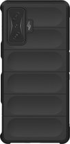 Xiaomi Poco F4 GT TPU Case hoesje - Just in Case - Effen Zwart - TPU (Zacht)