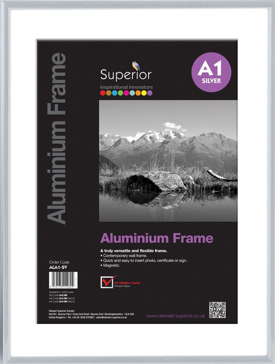 Fotolijst Seco - geborsteld aluminium 11
