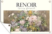 Affiche de jardin Peinture - Renoir - Fleurs - 120x80 cm - Jardin