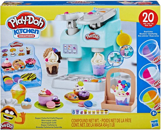 Play-Doh Super Kleurrijk Café Playset - Klei Speelset