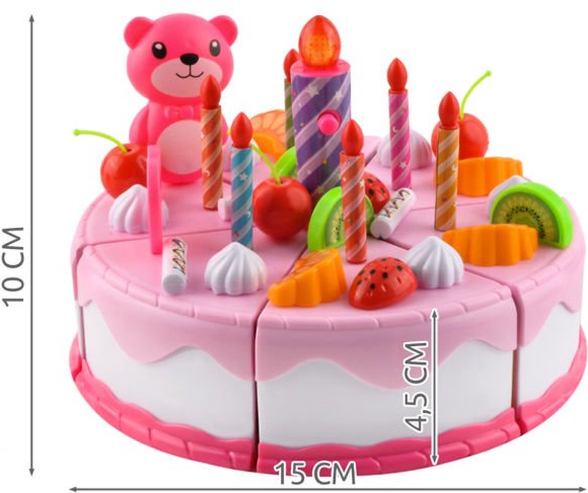 TD® gâteau d'anniversaire jouet fille imitation enfants musique à