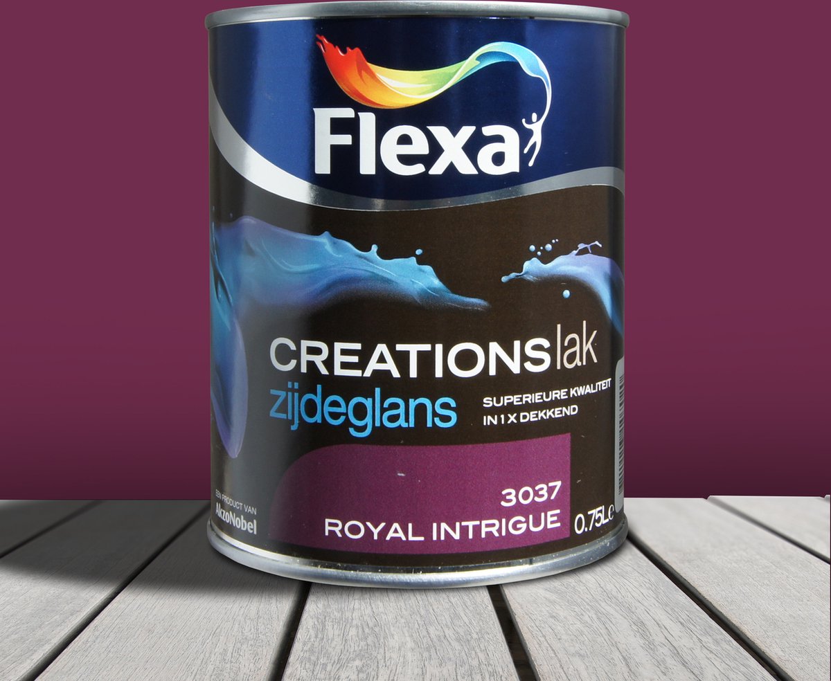 Flexa Creations - Lak Zijdeglans - 3037 - Royal Intrigue - 750 ml