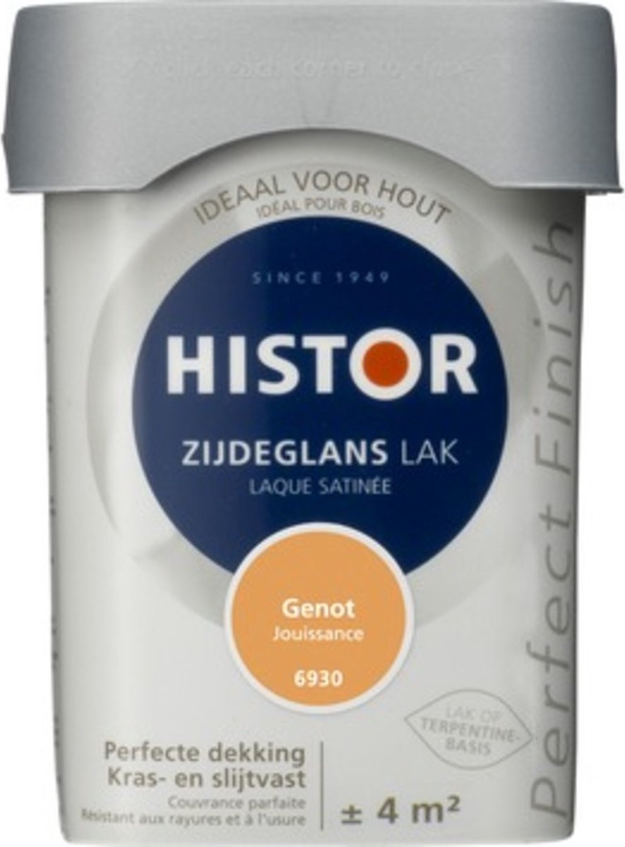 Histor Perfect Finish Lak Zijdeglans 0,25 liter - Genot