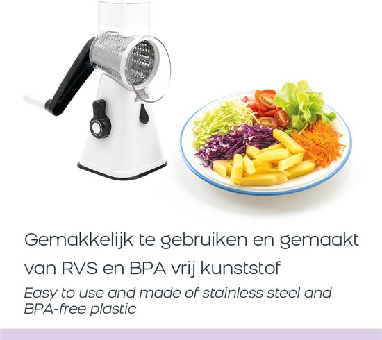 NEWTRY 4-in-1 Elektrische Gemüse Schneidemaschine - Jamaica