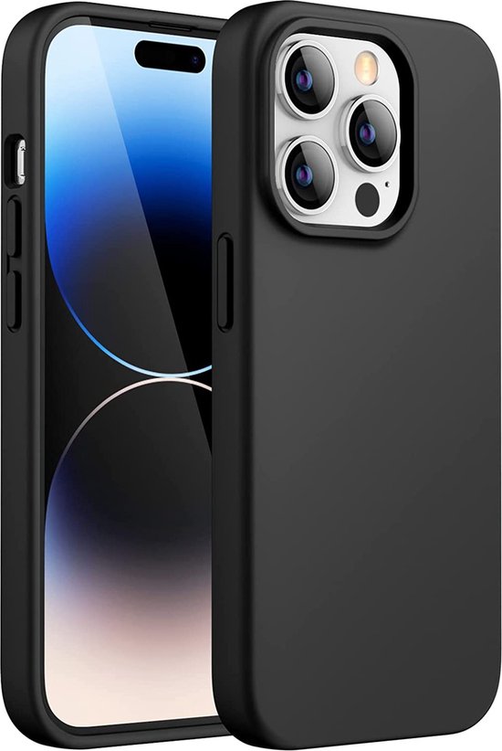 iPhone 14 Pro Max Back Cover Hoesje Mat Zwarte TPU case iPhone 14 Pro Max Hoes bol