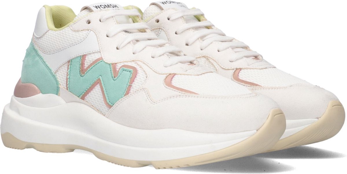 Womsh Vegan New Start Lage sneakers - Dames - Wit - Maat 41