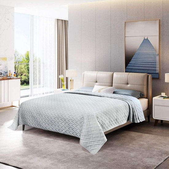WOLTU Bedsprei Sprei met geometrisch patroon,dekbedovertrek patchwork WOLTU Bedsprei Sprei met geometrisch patroon,dekbedovertrek patchwork