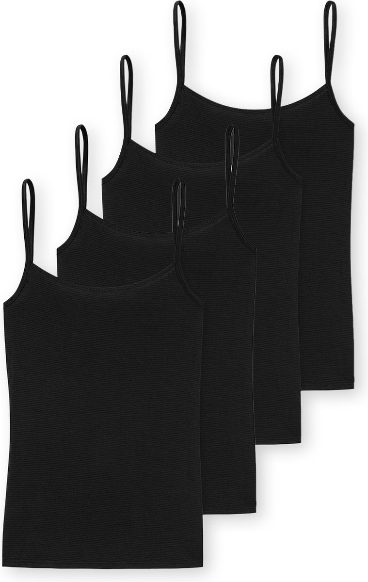 Schiesser Dames spaghettitopje 4 pack Modal Essentials