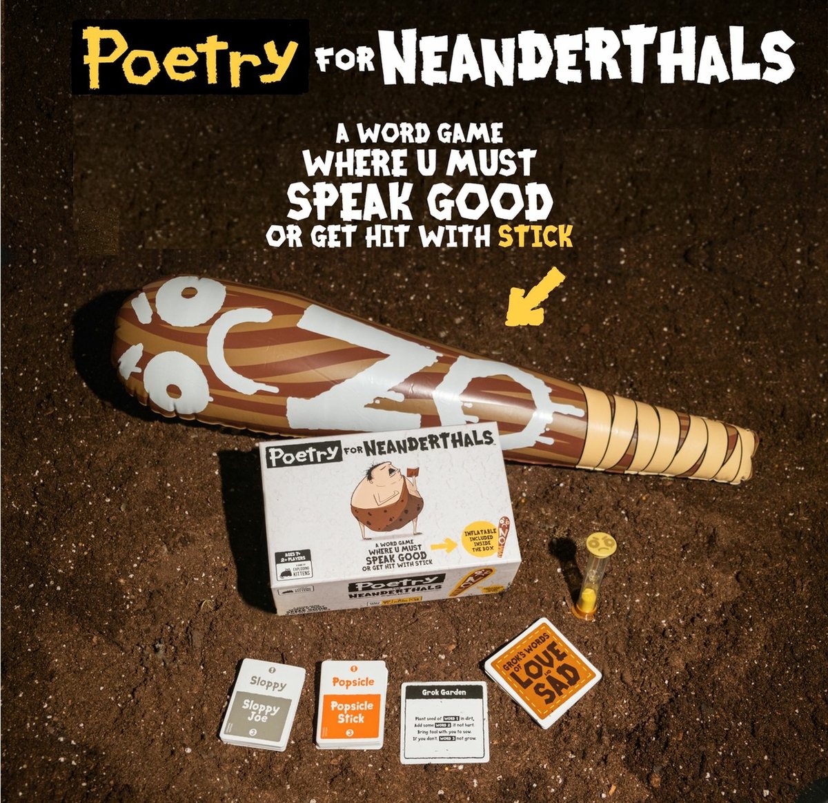 Poetry for Neanderthals - Nederlandstalig Kaartspel — afbeelding 4