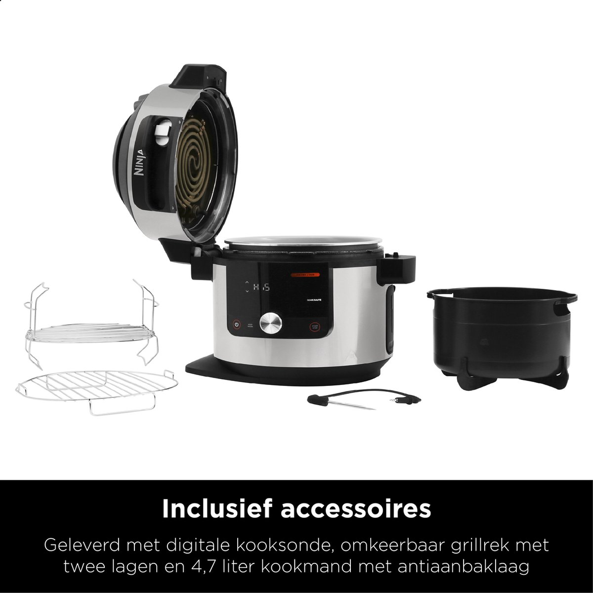 Ninja Foodi OL750EU: 14 functies, airfryer en stoomkoker in één thumbnail 8