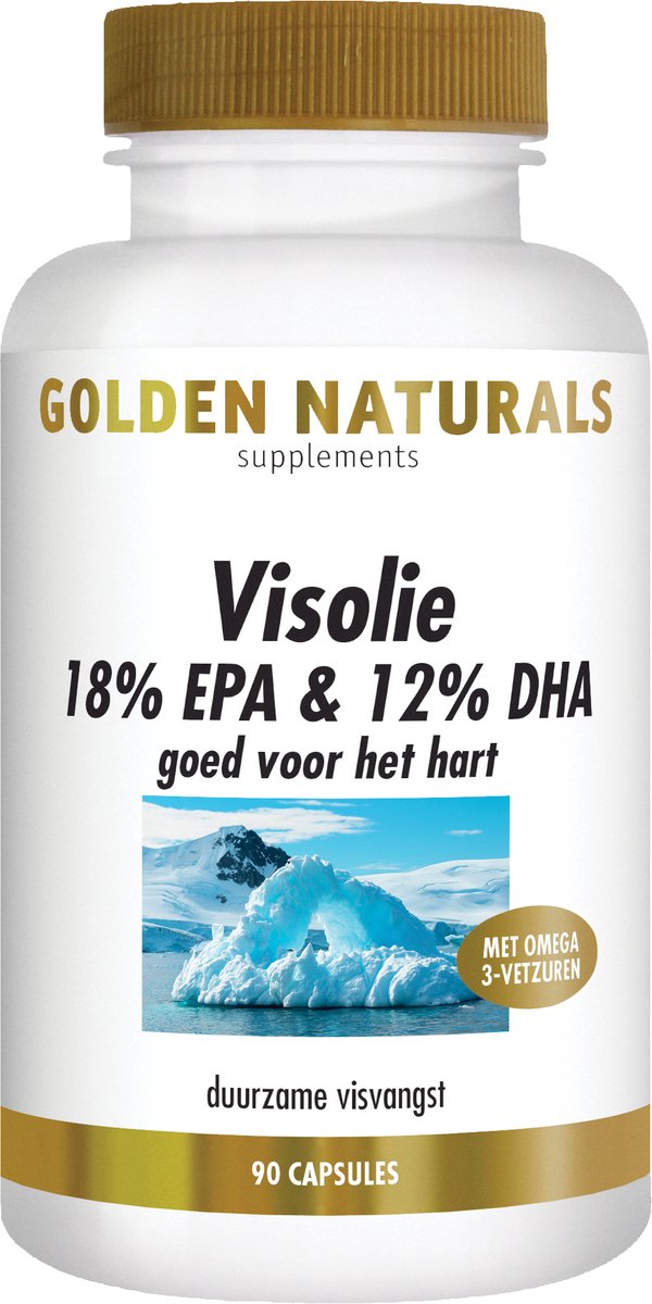 Goedkoopste Golden Naturals Visolie 18 EPA & 12 DHA (90 softgel capsules