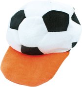 Funny Voetbalpet - Oranje Versiering Voetbal - EK Voetbal 2024 - Oranje Feest Artikelen - 28 x 20 cm