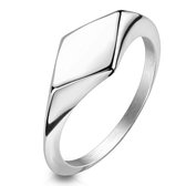 Ringen Dames - Ring Dames - Dames Ring - Vrouwen Ring - Zilverkleurig - Zilveren Ring Dames - Ring Dames Zilver - Zilverkleurige Ring - Tetra