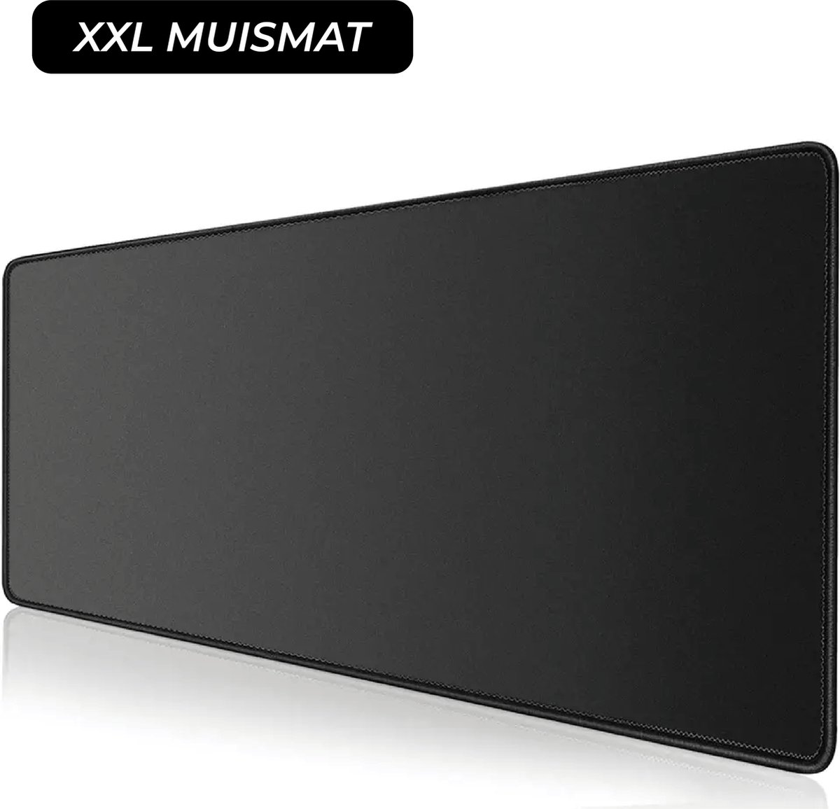 XXL Muismat - Zwart - Bureau Onderlegger - Mousepad - Muismat Gaming | 90 x  40 CM |... | bol.com