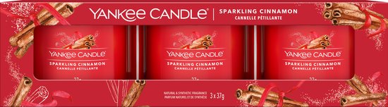 Yankee Candle Giftset Sparkling Cinnamon - 3 Stuks