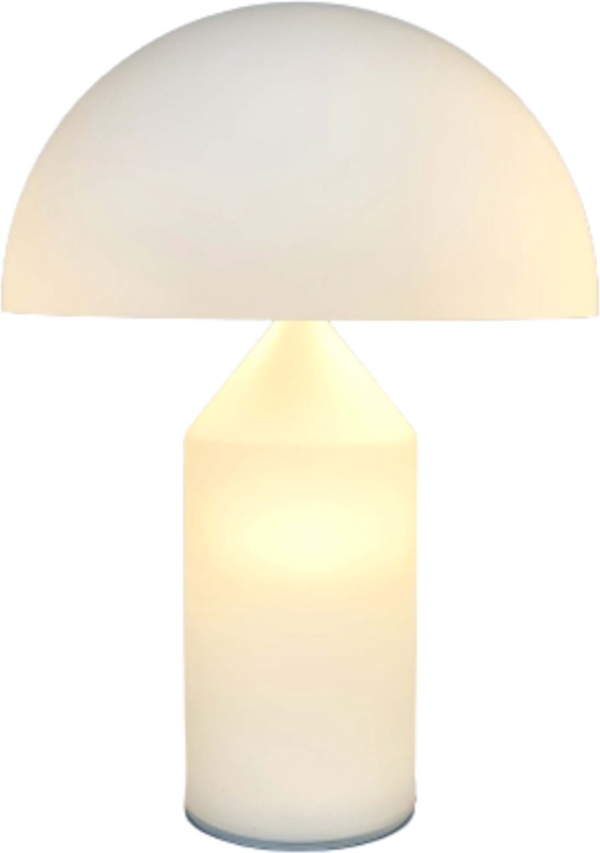 Oluce Atollo Glass Tafellamp | Verlichting - Decoratie - Interieur - Retro - Lamp - 50 cm Hoog - Modern