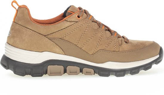 Gabor rollingsoft sensitive 96.925.45 - dames rollende wandelsneaker -  bruin - maat | bol.com