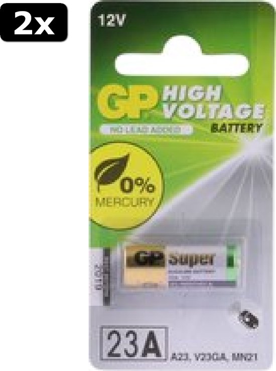 2x GP Batteries Super Alkaline Remote control