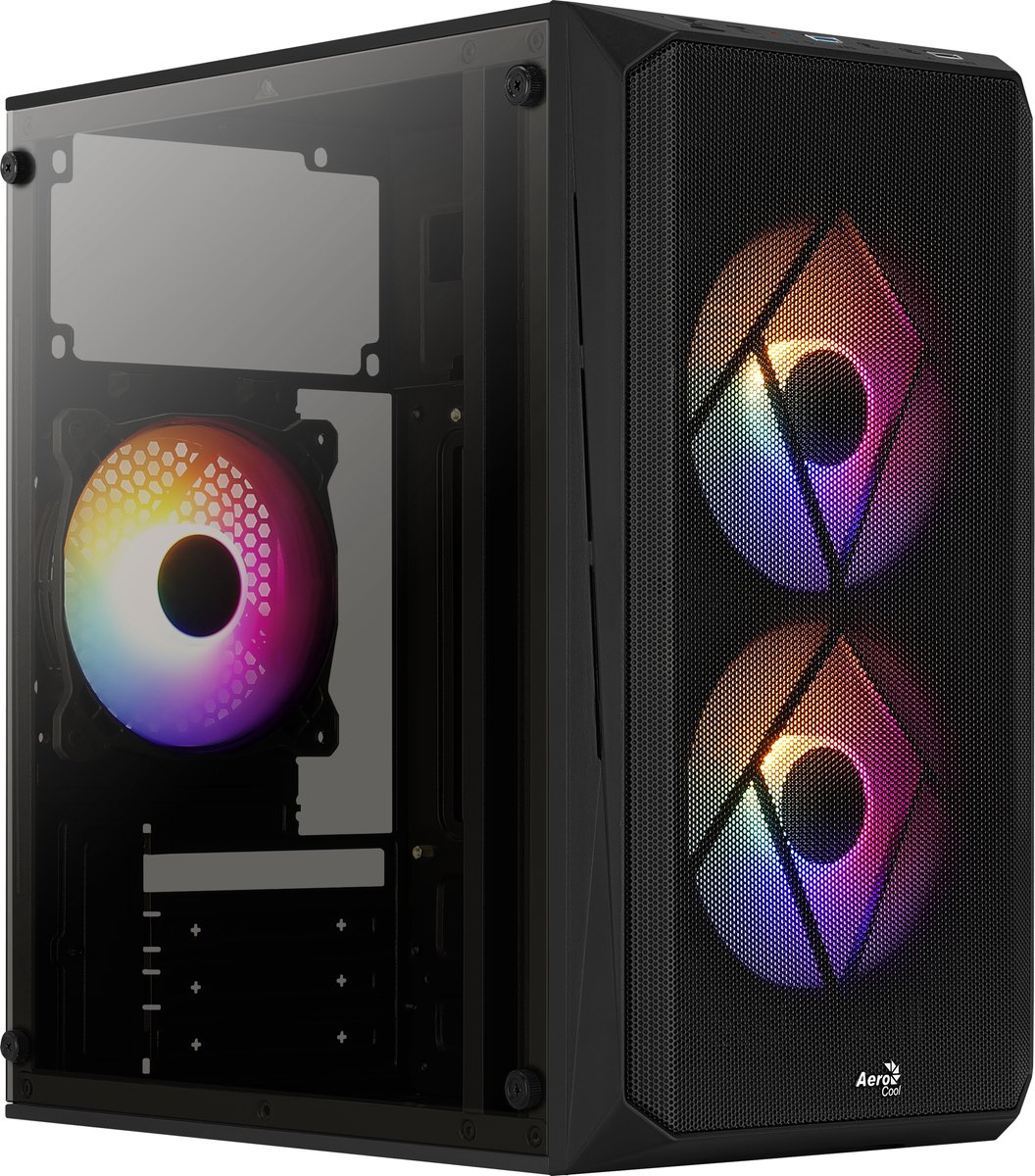 ATX Semi-tower Box Aerocool CS107V2 Black