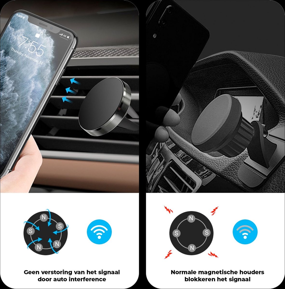 Zo kies je een telefoonhouder voor in je auto